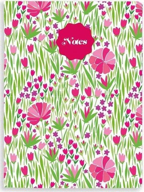 Fulique Pink Green Passion Terzi Dikişli Defter - Image 1