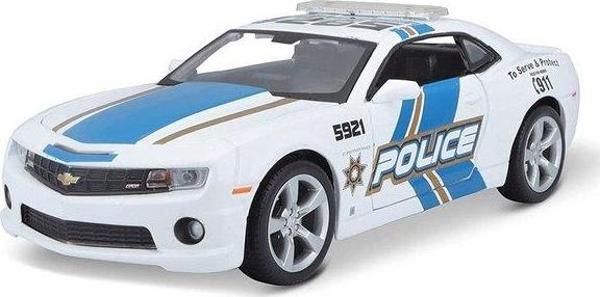 Maisto 1/24 2010 Model Chevrolet Camaro SS RS Police Model Araba - Image 1