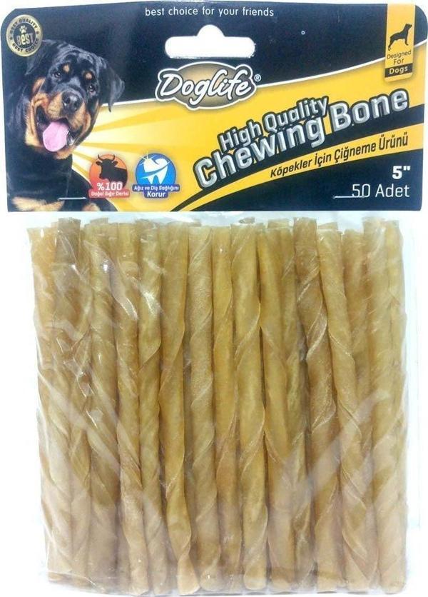 DOGLİFE BURGU ÇUBUK NATUREL 5-6 GR 50 Lİ - Image 1