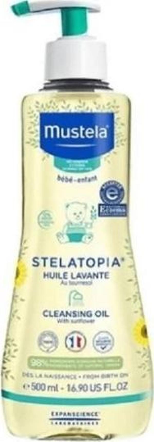 Mustela Stelatopia Huile Lavante Cleansing Oil 500 ml - Image 1