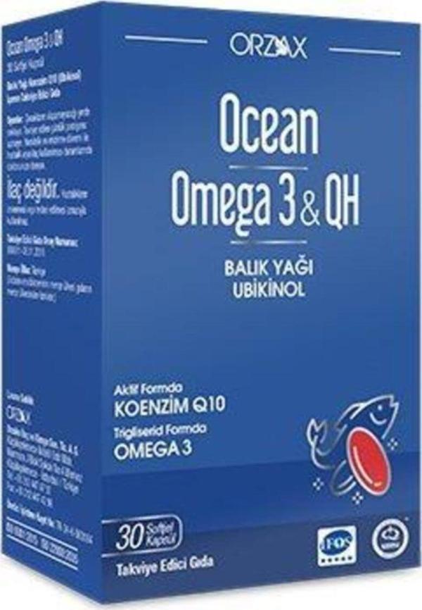 Ocean Omega 3 & QH 30 Yumuşak Kapsül - Image 1