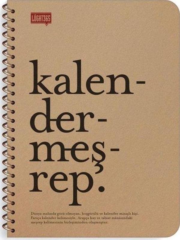Lügat365 80 Yaprak Çizgili Defter - Kalendermeşrep - Image 1