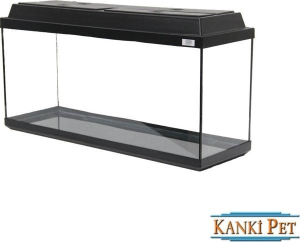 Kanki Pet 100 Cm Akvaryum Düz Siyah Tam Kapak Sehpa 100 cm - Image 1