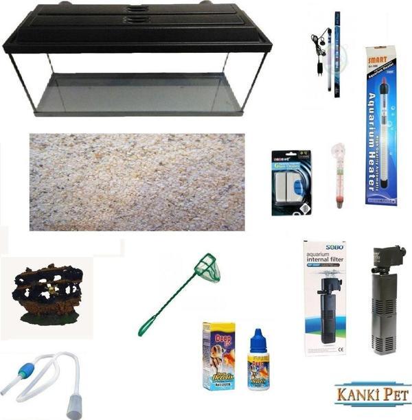 Kanki Pet 100 Cm Akvaryum Hazır komple set - Image 1