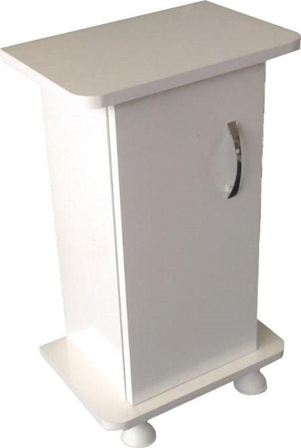 Kanki Pet 35 Cm Flex Ithal Akvaryum Sehpası Beyaz 35X33X67 Cm - Image 1