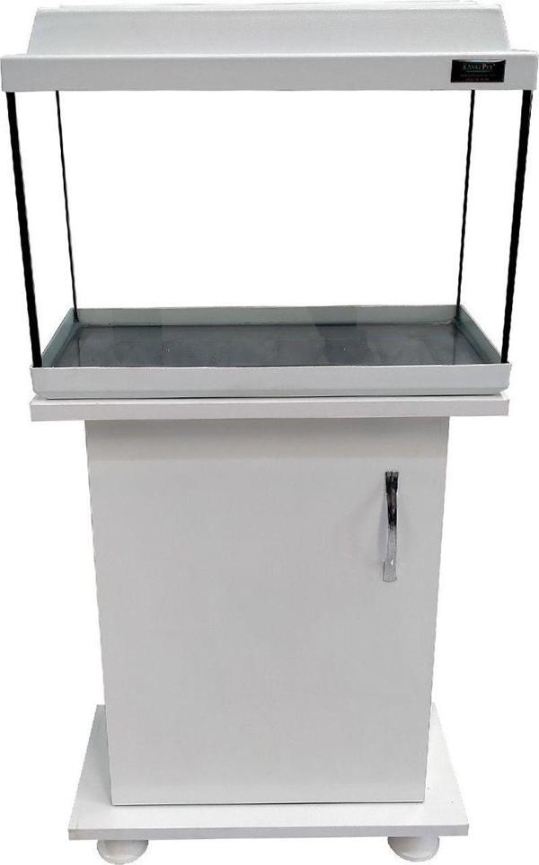 50 Cm Akvaryum ve sehpası takım Beyaz - Image 1