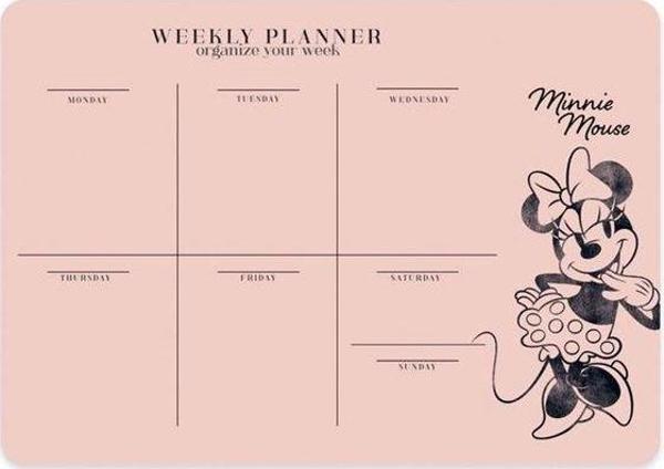 Minnie Mouse 17 x 24 Haftalık Planlayıcı - Image 1