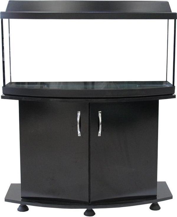 Kanki Pet 80 Cm Bombeli Akvaryum Ve Sehpası Takım Siyah Sehpa  80 cm - Image 1