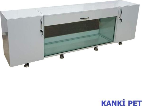 Kanki Pet Akvaryum Tv Ünitesi Sehpa 198X44X80 Cm(Kpacr200Tv) - Image 1