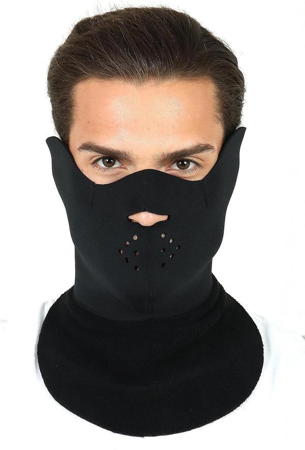 Thermoform Softshell Maske Polar SİYAH - Image 1