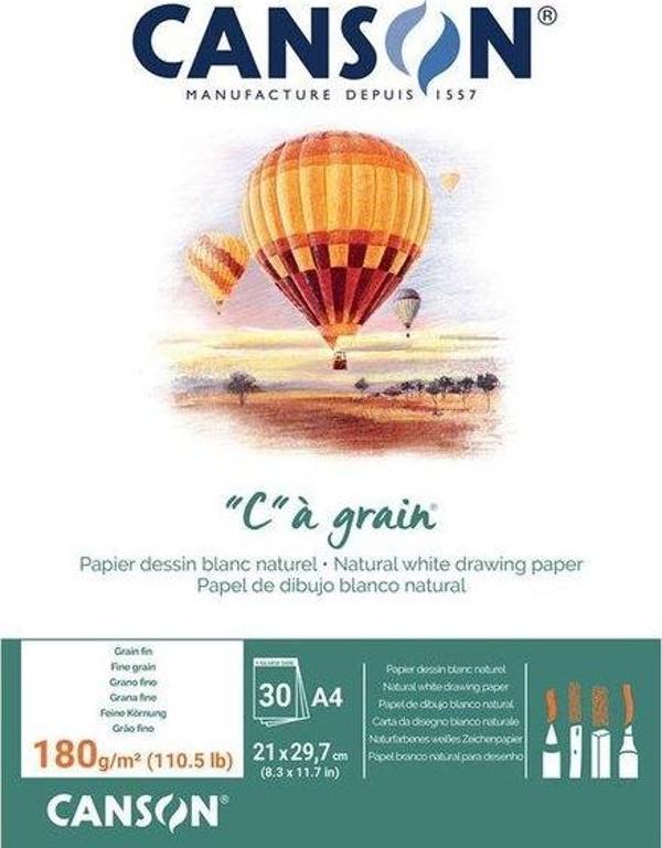Canson Grain A4 Yapışkanlı Eskiz Blok - 400060577 - Image 1