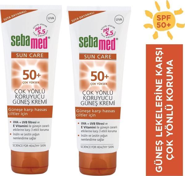 Sebamed Sun Care Çok Yönlü Koruyucu Güneş Kremi SPF50 75 ml 2 Adet - Image 1