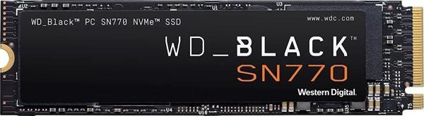 WD Black 2TB SN770 5150/4850 MB/S PCIe Gen4 M.2 NVMe WDS200T3X0E SSD Disk - Image 1