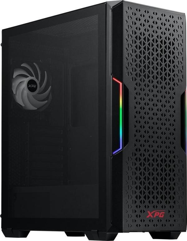 A-DATA KASA MIDI TOWER PSUSUZ 2XFAN XPG STARKER ARGB BLACK STARKER-BKCWW - Image 1