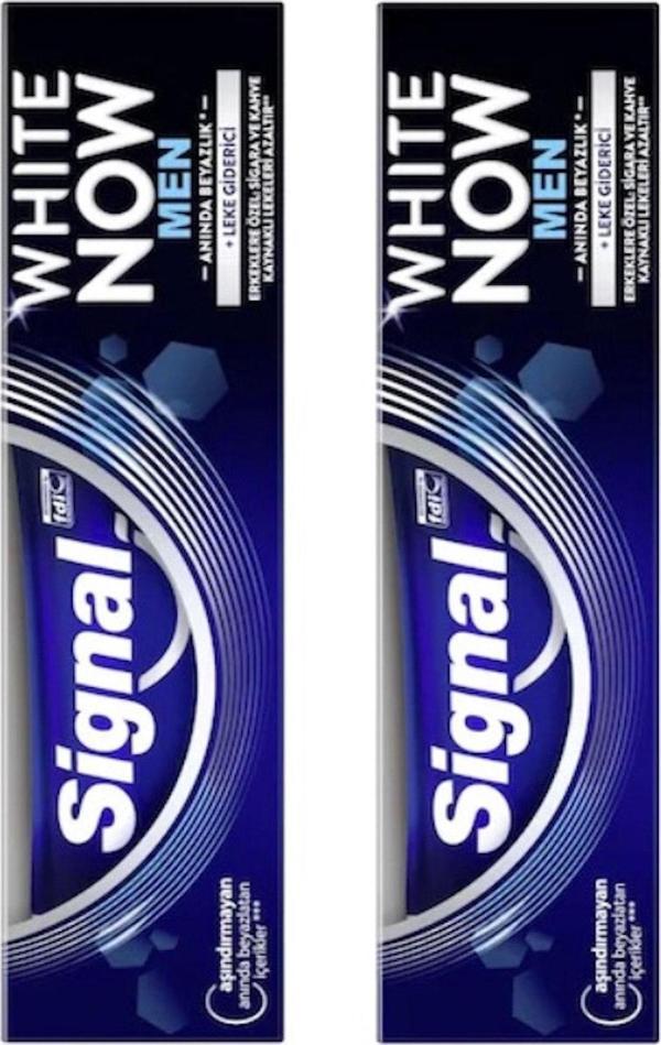 Signal White Now Men Diş Macunu 75 Ml X 2 Adet - Image 1