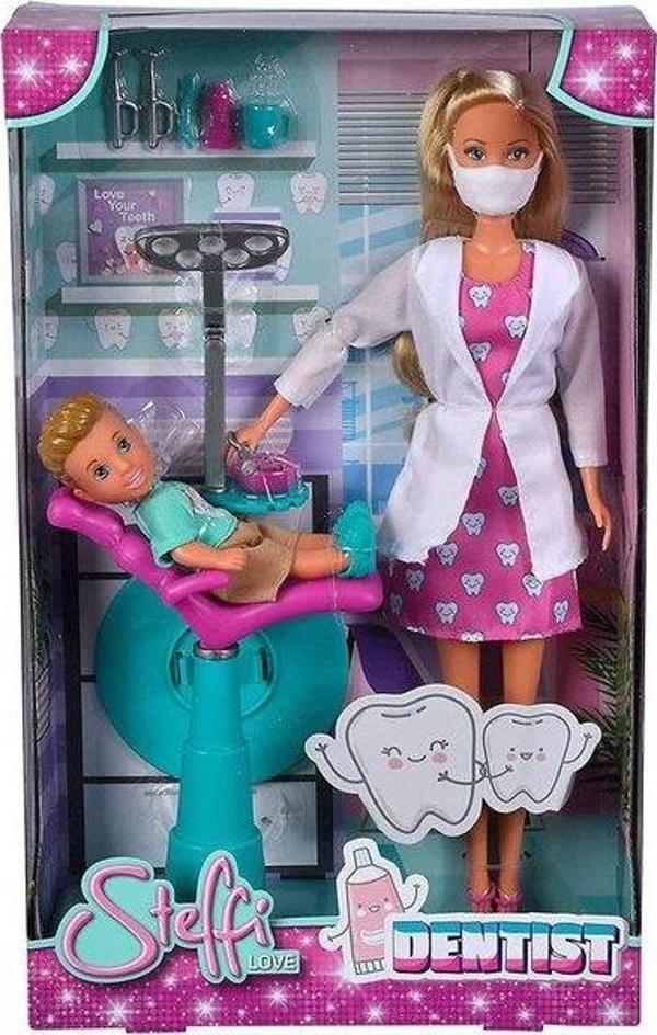 Steffi Simba Love Diş Doktoru ve Hastası Timmy Bebek - Image 1