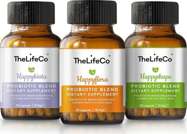 TheLifeCo 3 Aylık Probiyotik Paketi (Happyshape & Happyflora & Happybiota - Image 1