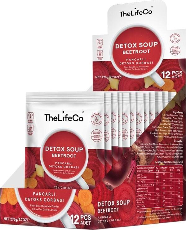 TheLifeCo Beetroot -  Kırmızı Pancar Çorbası 23 gr - 12’li Kutu - Image 1