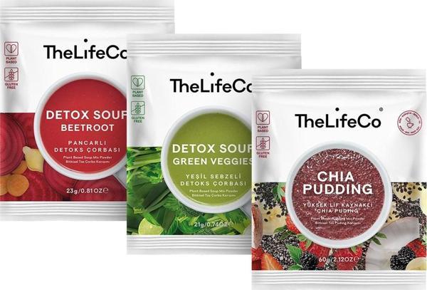TheLifeCo Günlük Pratik Öğünler Seti - (Chia Pudding + Detoks  + Pancar Çorbası) - Image 1