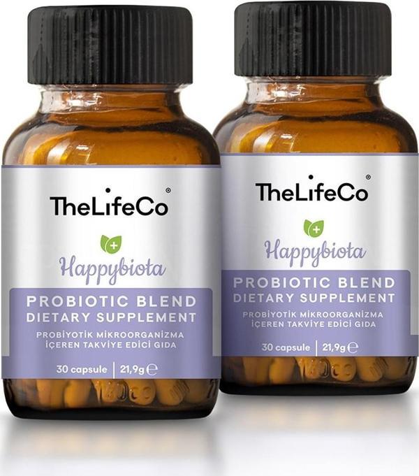 TheLifeCo Happybiota Probiyotik 10 Milyar Mikroorganizma İçeren Takviye Edici Gıda - Alerji x2 - Image 1
