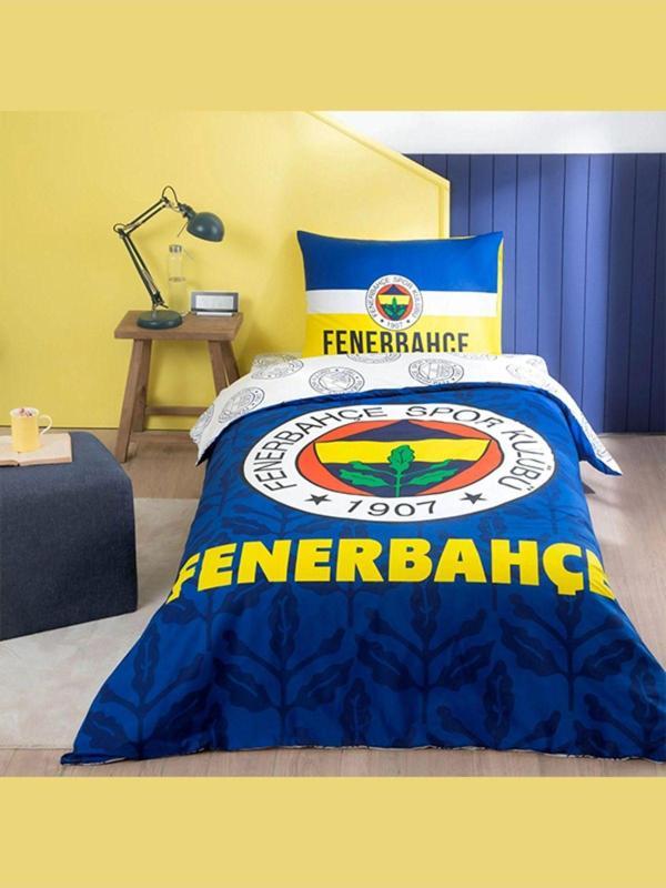Taç Lisanslı Nevresim Takımı Fenerbahçe Palamut Tek Kişilik - Image 1