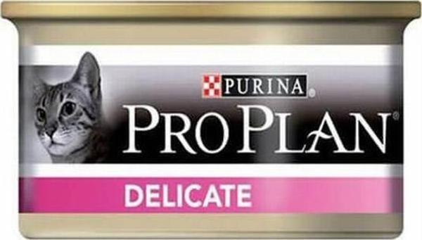 Pro Plan Delicate Hindili Yetişkin Kedi Konservesi 12 Adet 85 Gr - Image 1
