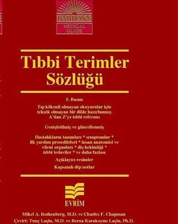 Tıbbi Terimler Sözlüğü - Evrim Yayınevi - Image 1