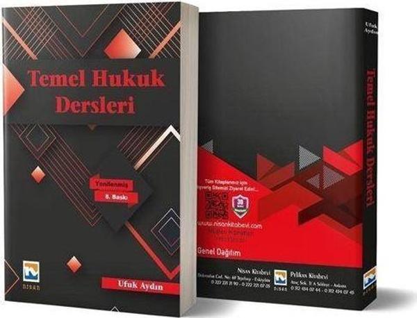 Temel Hukuk Dersleri - Nisan Kitabevi Yayınları - Image 1