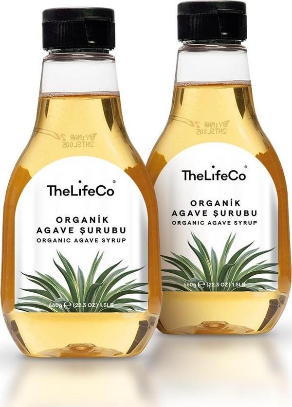TheLifeCo Organik Agave Şurubu 660 gr x 2 Ad - Image 1