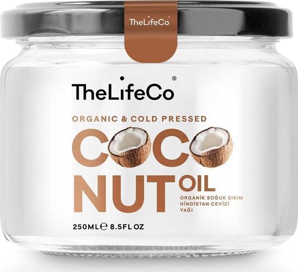 TheLifeCo Organik Hindistan Cevizi Yağı 250 ml - Image 1