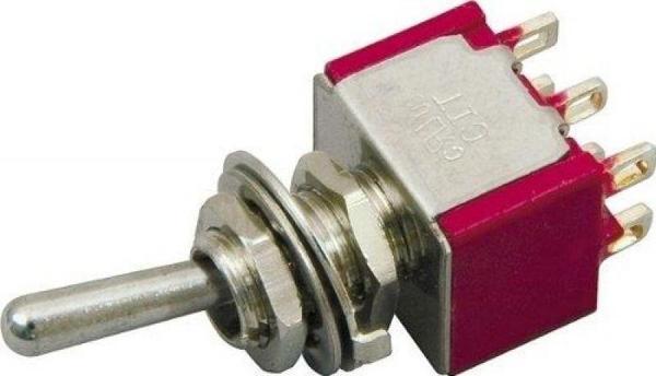 DIMARZIO DPDT Mini On-Off-On Switch - Image 1