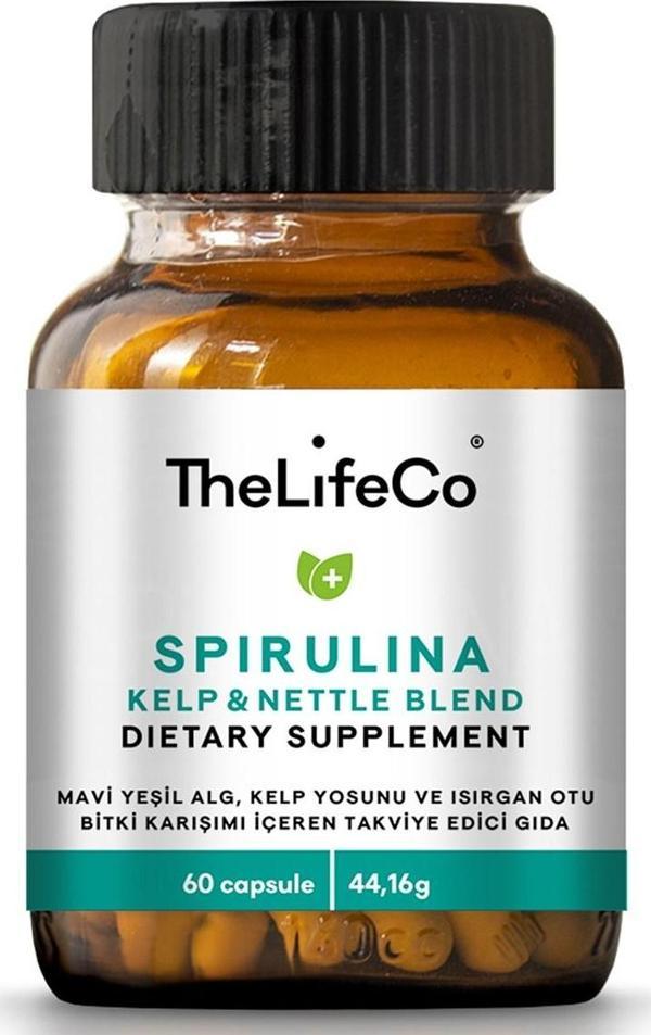 TheLifeCo Spirulina Kelp & Nettle 60 Kapsül - Image 1