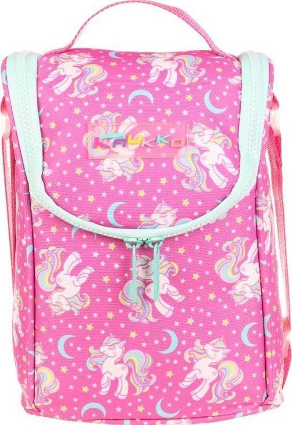 Kaukko Kids Beslenme Çantası Simli Nakışlı Unicorn L7140 - Image 1