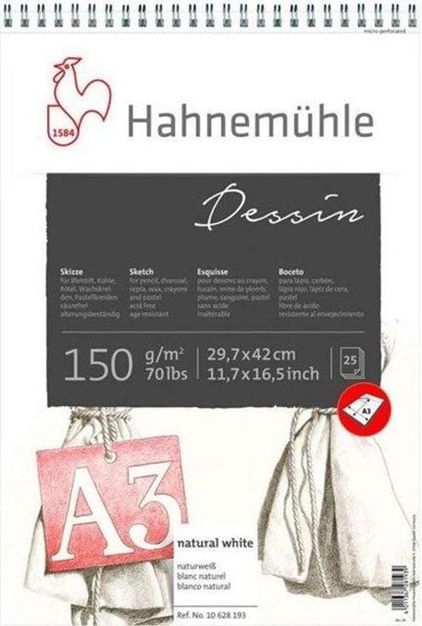 Hahnemühle Dessin A3 Eskiz Blok 25 Yaprak - Image 1