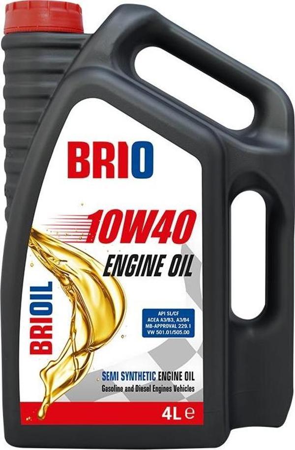Brio Motor Yağı 10W40 - 4 Litre - Image 1