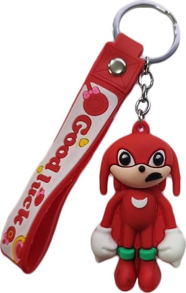 22 cm Silikon Anahtarlık Knuckles Anahtarlık - Sonic Çocuk Anahtarlık - Image 1