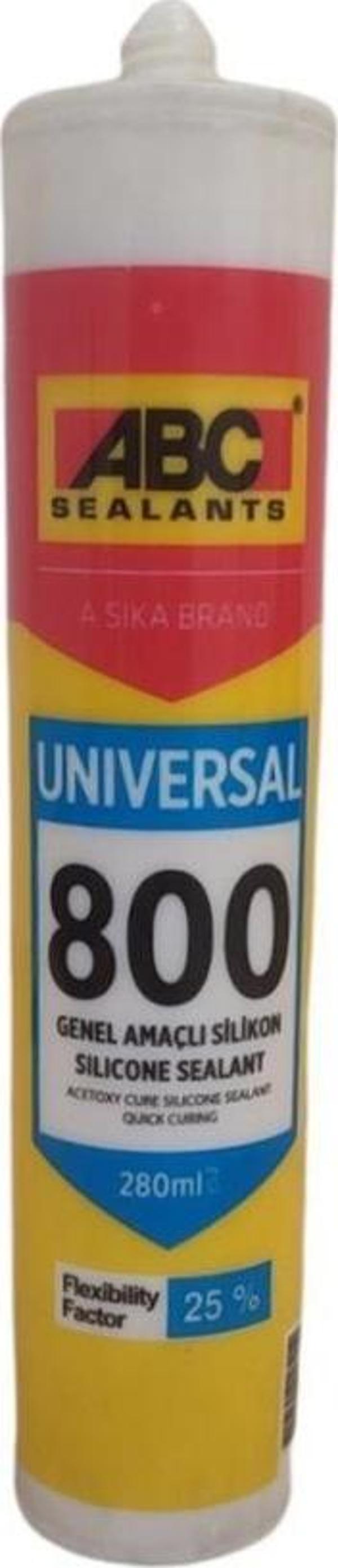 Abc 800 Siyah Üniversal Genel Amaçlı Silikon 300 Gram - Image 1
