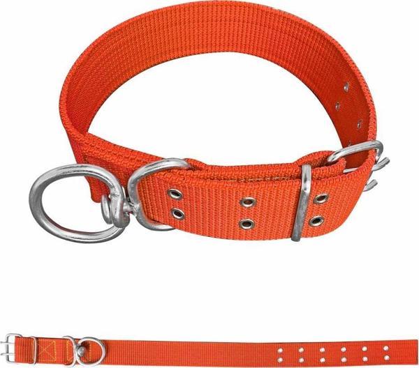 Savex Dokuma Köpek Boyun Tasması Turuncu 5*80 cm - Image 1