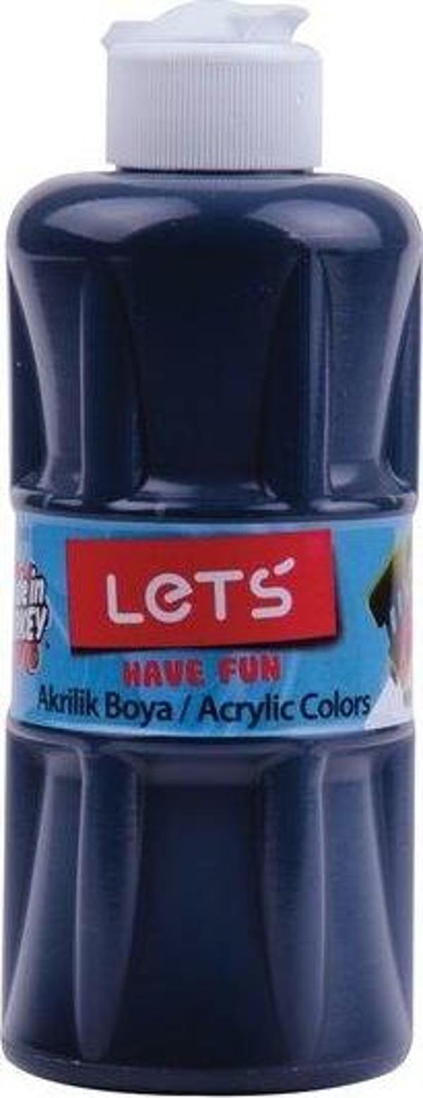 Lets Akrilik Boya 250 ml Siyah L-5709 - Image 1