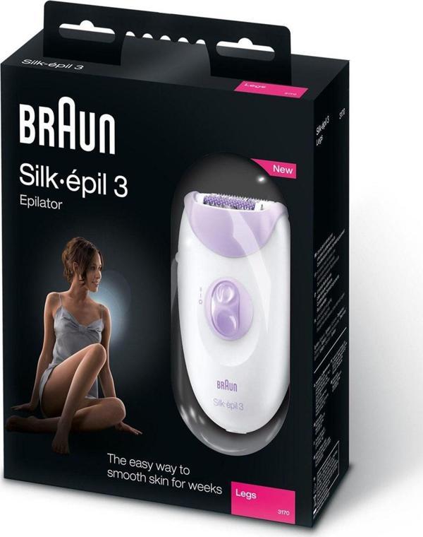 Braun Silk-epil 3 3170 Mor Epilatör - Image 1