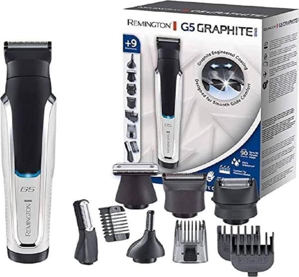 Remington G5 Graphite 9 in 1 Tıraş Makinesi, Özel Grafit Kaplı Bıçakla Sinek Kaydı Tıraş Kolaylığı - Image 1