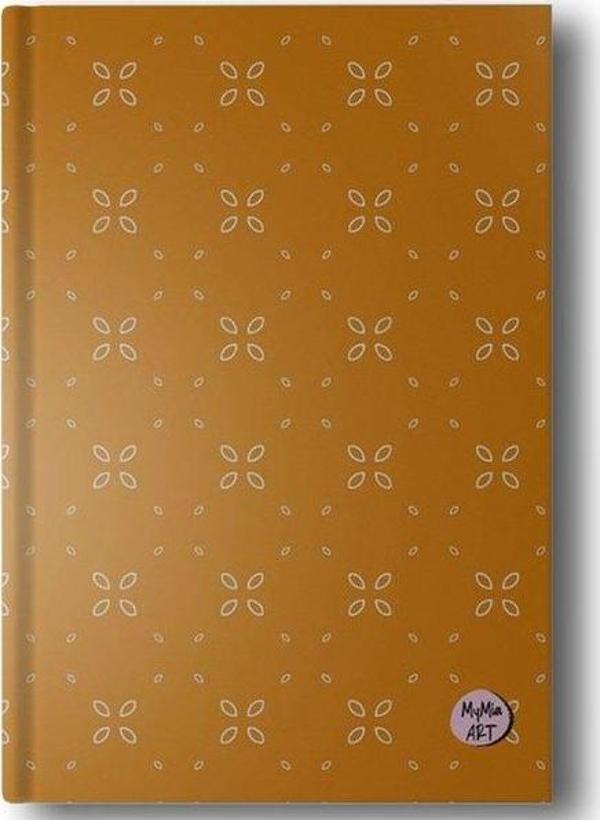 My Mia Art Sarı Kelebek Sert Kapak Butik Defter - Image 1