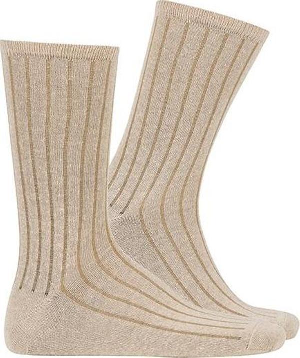 Thermoform Bambu Asker Çorap BEJ - Image 1