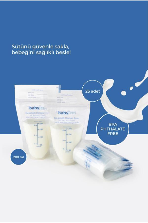 Babyjem Süt Saklama Poşeti - Image 1