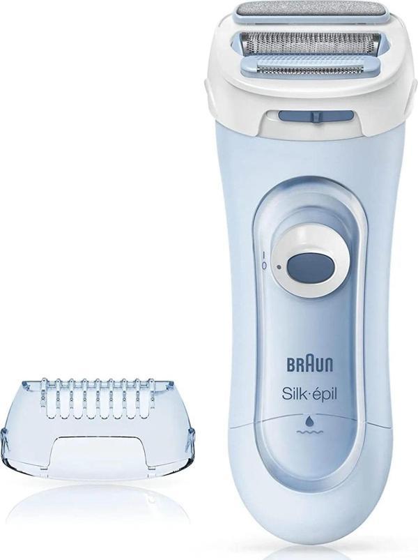 Braun Silképil Ls5160 Wd Kadın Tıraş Makinesi Kablosuz Islak Ve Kuru 2 Aksesuarlı - Image 1
