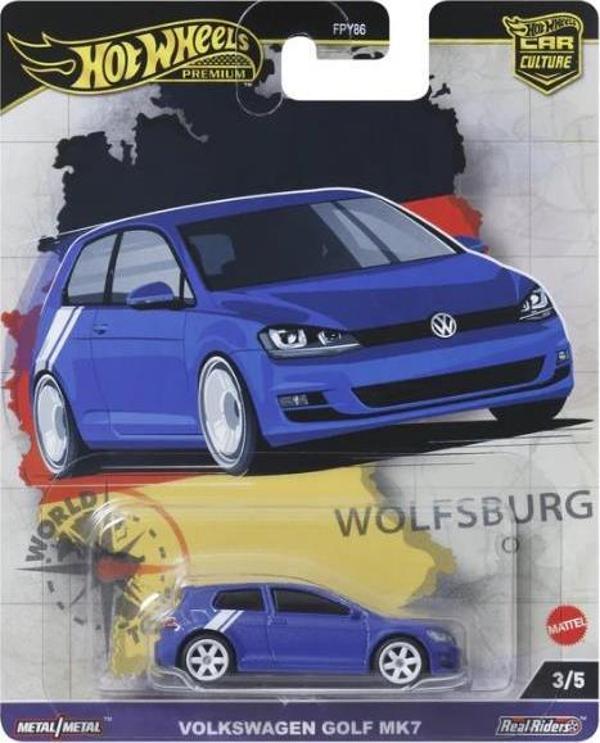 Hot Wheels Premium Car Culture Volkswagen Golf MK7 HRV79 - Image 1