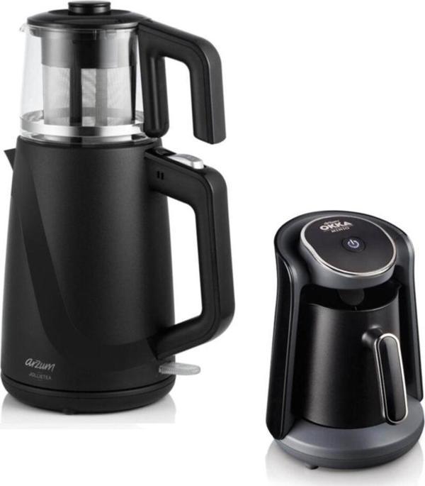 Arzum Çay Makınesı Ve Kahve Makınesı Ar3062-004 Siyah - Image 1