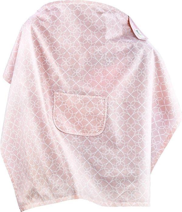 Babyjem Cepli Emzirme Önlüğü  Yonca Pembe - Image 1