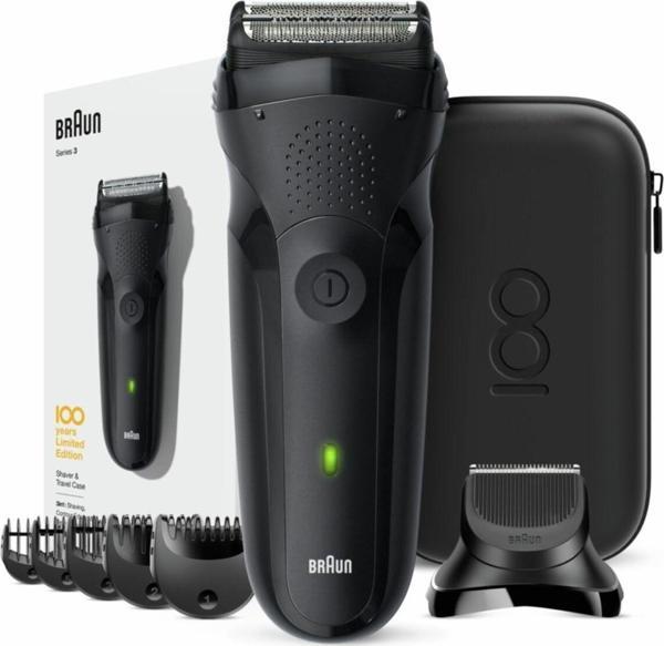 Braun 3 Serisi 300bt 100. Yıl Özel Max Serisi Kablosuz, 6 Ek Ataçmanlı Tıraş Makinesi - Image 1