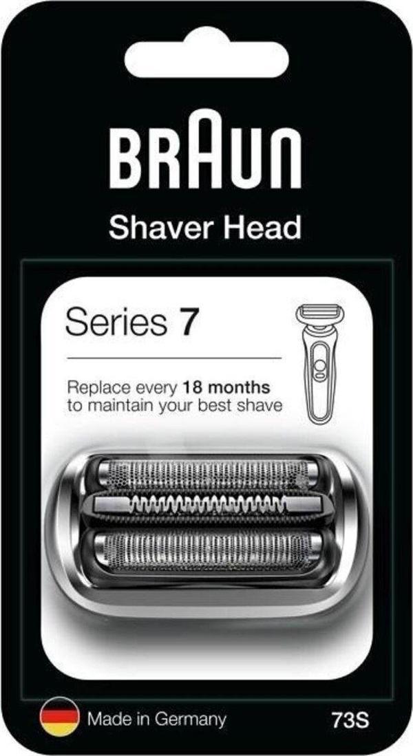 Braun 7 Series 73S Tıraş Makinesi Yedek Başlığı Gümüş - Image 1